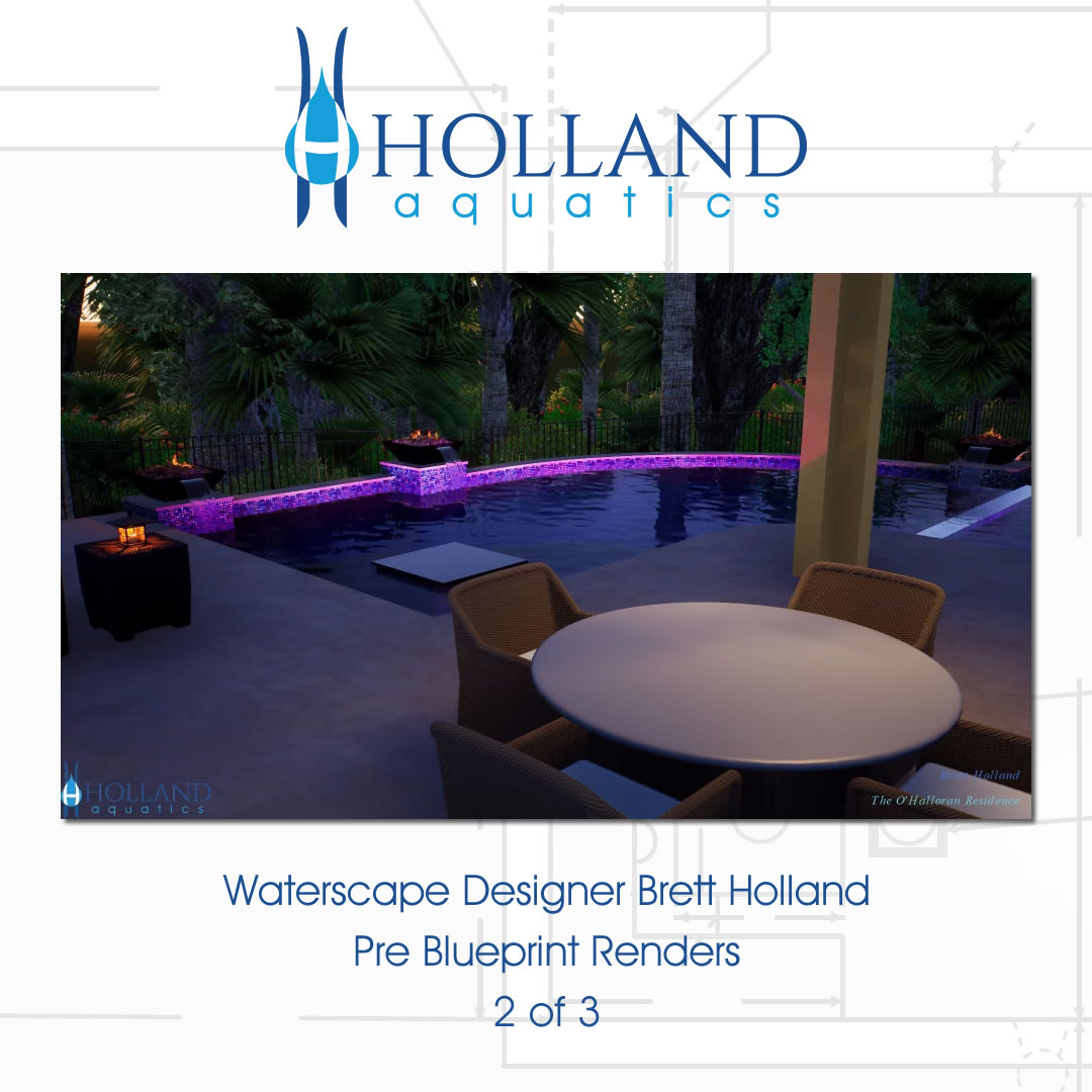 Blue print renders allow us to plan every detail of your new outdoor living space.